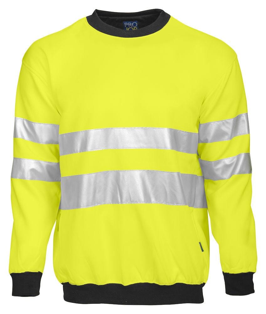 Warnschutzkleidung-Sweatshirt mit Rundhals-Ausschnitt - WERBE-WELT.SHOP