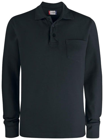 Clique Langarm Poloshirt für Sie und Ihn XS-4XL - WERBE-WELT.SHOP