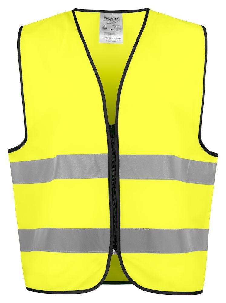 Projob Unisex Warn Weste - EN ISO 20471 Klasse 2 - mit Logo bedrucken - WERBE-WELT.SHOP