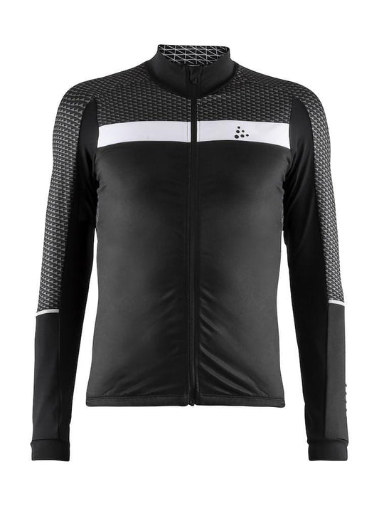 ROUTE JERSEY LS MEN BLACK/WHITE XS - WERBE-WELT.SHOP