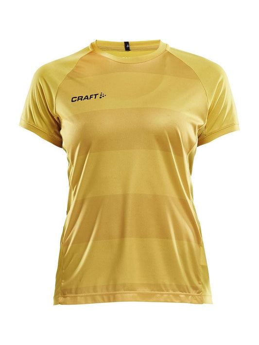 CRAFT PROGRESS JERSEY GRAPHIC WMN YELLOW/BLACK L - WERBE-WELT.SHOP