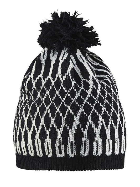 SNOWFLAKE HAT BLACK/WHITE L/XL - WERBE-WELT.SHOP