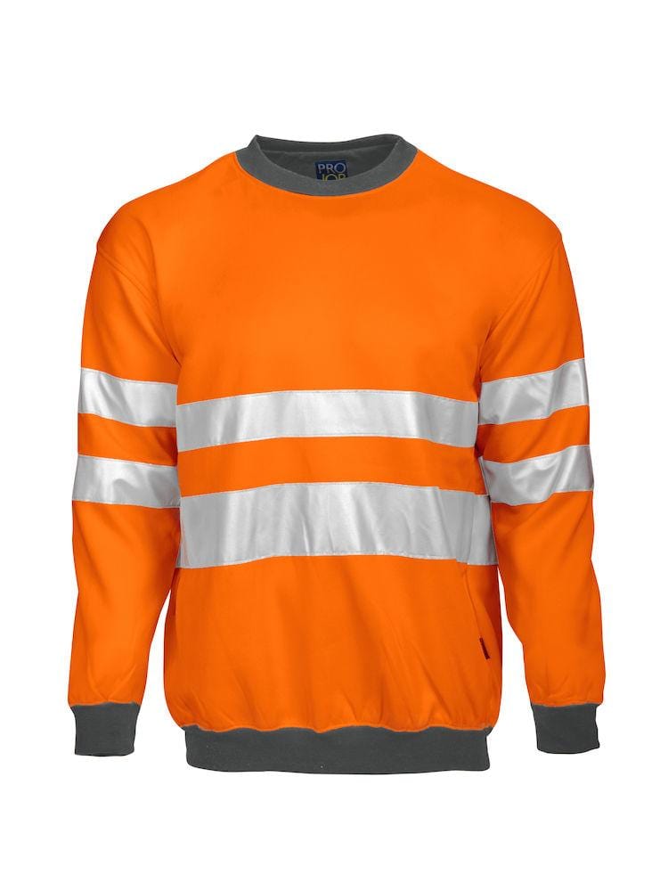 Warnschutzkleidung-Sweatshirt mit Rundhals-Ausschnitt - WERBE-WELT.SHOP