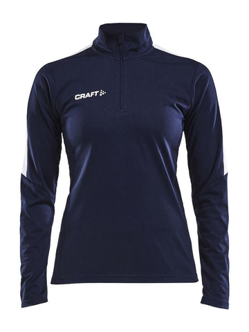 CRAFT PROGRESS HALFZIP LS TEE WMN BLACK 2XL - WERBE-WELT.SHOP