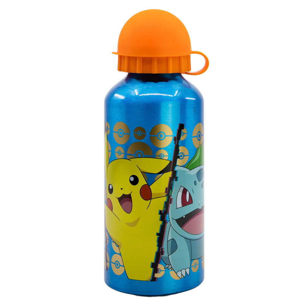 Kleine Aluminiumflasche 400 ml Pokemon aufbewahren