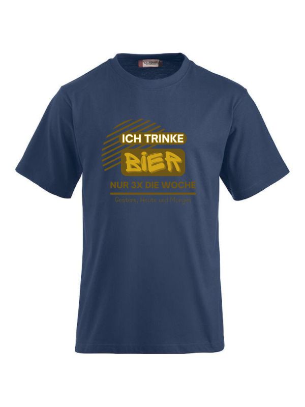 T-Shirts bedrucken mit Spruch - Ich Trinke BIER