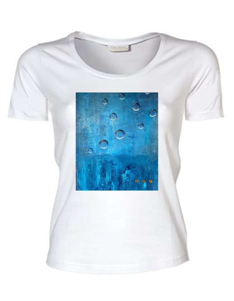 Mineralwasser - Stretch-T-Shirt für Damen - Damen T-Shirt bedrucken