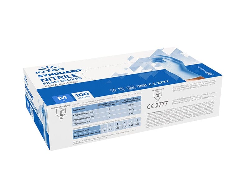 NITRILE GLOVES Nitrile Handschuhe Blau - WERBE-WELT.SHOP