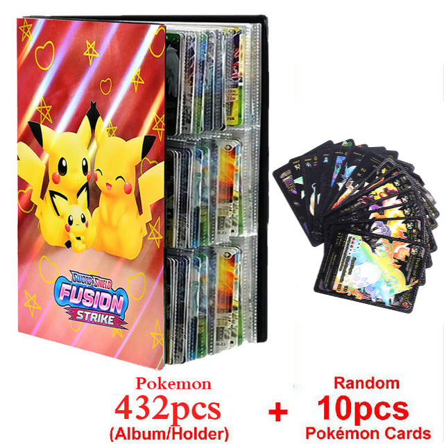Neues Pokemon Album Buch 540/432 Teile Anime Charaktere Spielkarte Favoriten Pokemon Weihnachtsgeschenk