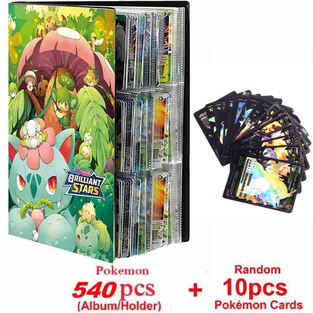Neues Pokemon Album Buch 540/432 Teile Anime Charaktere Spielkarte Favoriten Pokemon Weihnachtsgeschenk