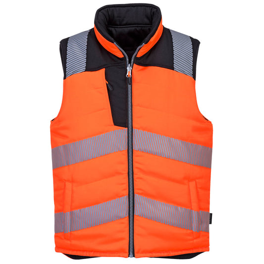PW3 Warnschutz gefütterte Weste, wendbar