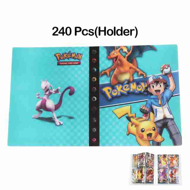 Pikachu Sterio 240Pcs Halter Album Spielzeug Sammlungen Pokemon Karten Album Buch neue Pokemon Buch