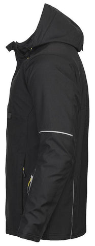 Projob Herren Softshell Jacke 3-lagig Gefüttert mit abnehmbarer Kapuze - WERBE-WELT.SHOP