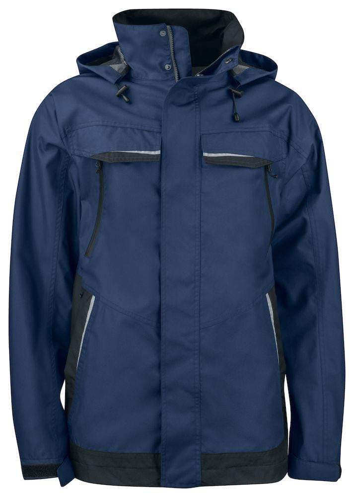 WIND- UND WASSERDICHTE REGENJACKE MIT KONTRASTELEMENTEN FÜR HERREN - WERBE-WELT.SHOP