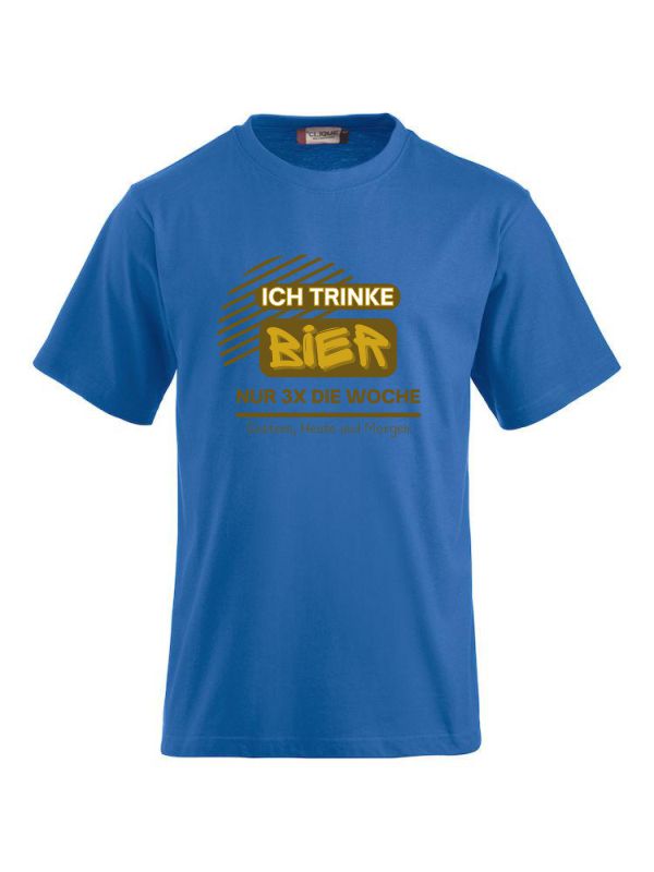 T-Shirts bedrucken mit Spruch - Ich Trinke BIER