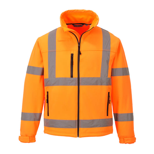 Klassische Hi-Vis Softshell-Jacke (3L)
