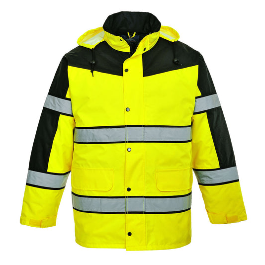 Klassische 2-farbige Warnschutzjacke