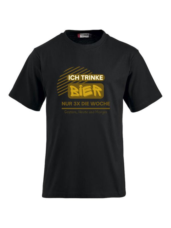 T-Shirts bedrucken mit Spruch - Ich Trinke BIER