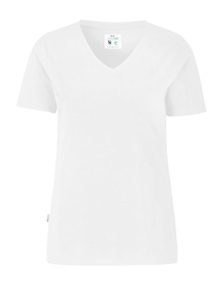 Stretch Damen T-Shirt weiss- online gestalten & bedrucken lassen - WERBE-WELT.SHOP