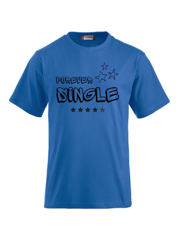 T-Shirts bedrucken mit Spruch - Forever Single CLIQUE CLASSIC-T-Shirt für Damen und Herren