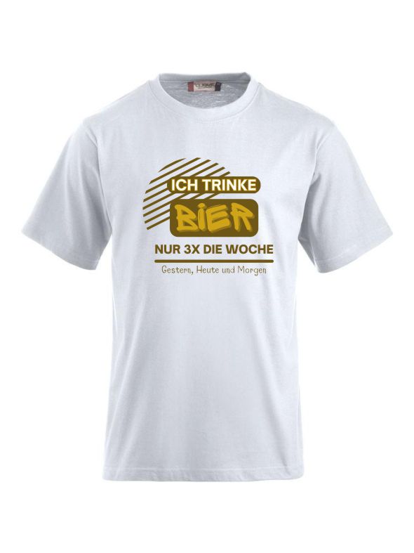 T-Shirts bedrucken mit Spruch - Ich Trinke BIER