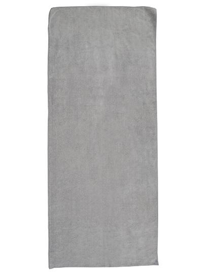 Yoga-Sporthandtuch 175 x 65 cm grau