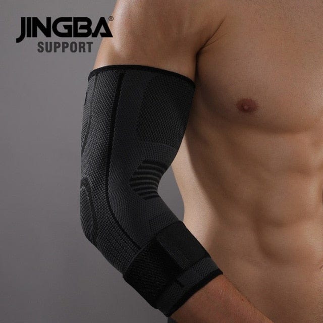 JINGBA SUPPORT 1PCS Compression Elastic Nylon Basketball Elbow brace support protector Volleyball Bandage Elbow pads Dropshippin - WERBE-WELT.SHOP