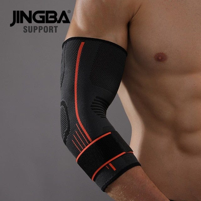 JINGBA SUPPORT 1PCS Compression Elastic Nylon Basketball Elbow brace support protector Volleyball Bandage Elbow pads Dropshippin - WERBE-WELT.SHOP