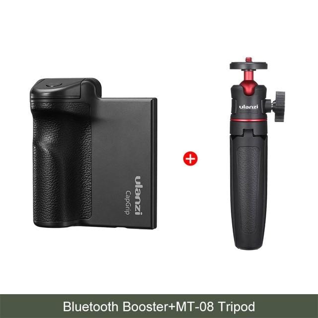Ulanzi CapGrip Drahtloses Bluetooth Smartphone Selfie Booster Griff Griff Telefonstabilisator Ständer Halter Auslöser 1/4 Schraube - WERBE-WELT.SHOP
