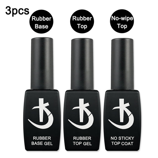 KODI Thick Rubber Base for Gel Varnish 12ml Semi-permanent Nail Base Coat Gel Nail Polish Manicure UV Varnish Hybrid Nail Primer