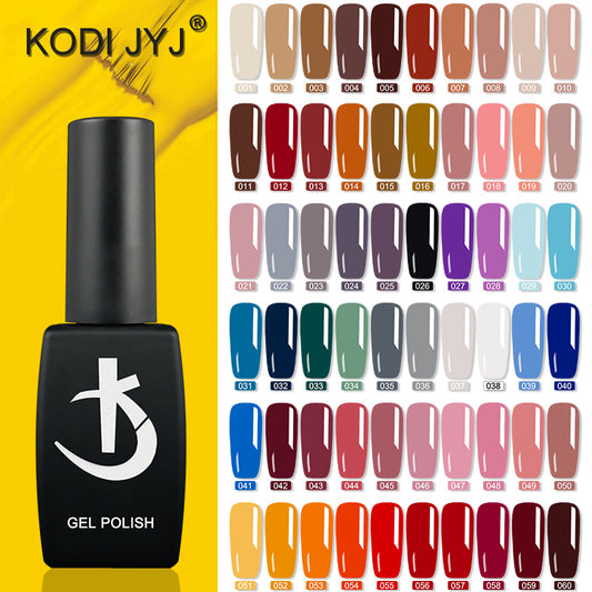 KODI Semi-permanent Gel Nail Polish 12ml UV Led Gel Varnishes Manicure Top Base Coat Gellac Semipermanent Hybrid Colors Enamel