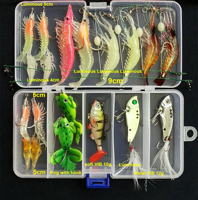 Kit Fishing Lures Set Hard Artificial Wobblers Metal Jig Spoons Soft Lure Fishing Silicone Bait Fishing Tackle Accessories Pesca