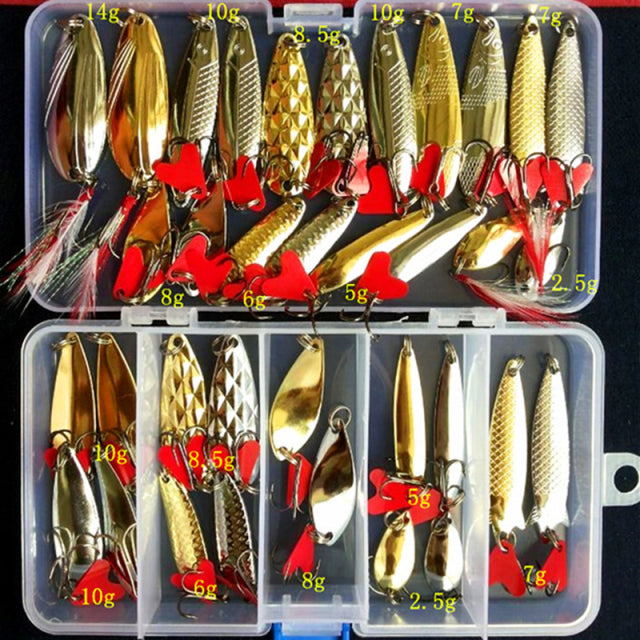 Kit Fishing Lures Set Hard Artificial Wobblers Metal Jig Spoons Soft Lure Fishing Silicone Bait Fishing Tackle Accessories Pesca