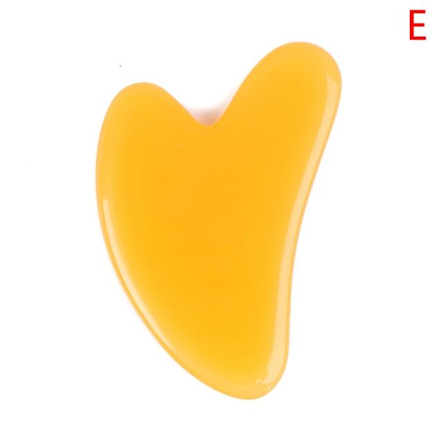 Gua Sha Board Facial Scraping Scrapping Plate Face Body Massage Tool New SPA Massage Beeswax Guasha Scraping For Neck Back - WERBE-WELT.SHOP