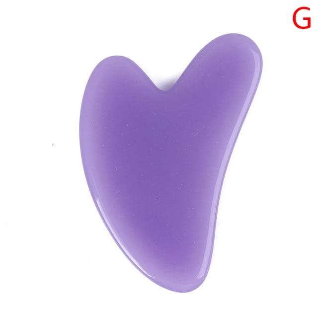 Gua Sha Board Facial Scraping Scrapping Plate Face Body Massage Tool New SPA Massage Beeswax Guasha Scraping For Neck Back - WERBE-WELT.SHOP