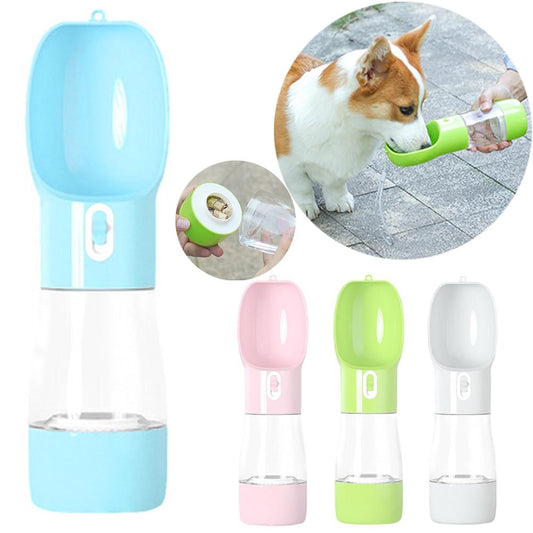 Dog Water Bottle Portable Pet For Dogs Food Water Feeder Drinking Bowl Pets Water Feeder Dispenser for Small Dog Cat Accessories - WERBE-WELT.SHOP