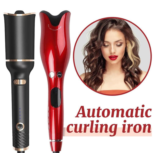 Automatischer Lockenwickler Rotierender Keramik Lockenstab Zange Wellung Lockenstab Hair Waver Styler Werkzeuge Auto Hair Crimper - WERBE-WELT.SHOP