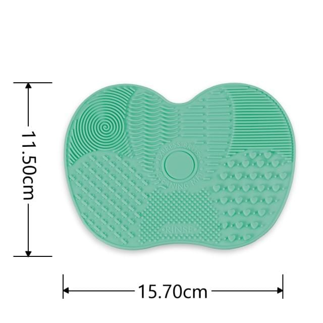 Silicone Makeup Brush Cleaner Pad Foundation Makeup Brush Scrubber Board Pad Make Up Washing Brush Gel Cleaning Mat Hand Tool - WERBE-WELT.SHOP