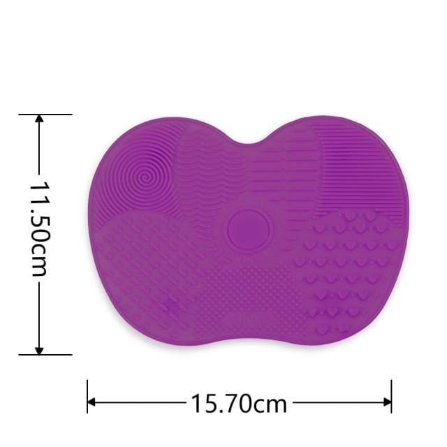 Silicone Makeup Brush Cleaner Pad Foundation Makeup Brush Scrubber Board Pad Make Up Washing Brush Gel Cleaning Mat Hand Tool - WERBE-WELT.SHOP