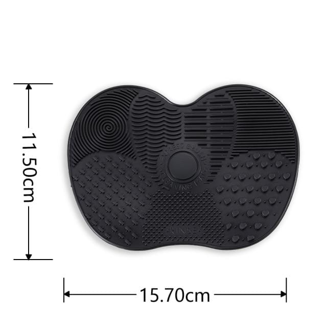 Silicone Makeup Brush Cleaner Pad Foundation Makeup Brush Scrubber Board Pad Make Up Washing Brush Gel Cleaning Mat Hand Tool - WERBE-WELT.SHOP