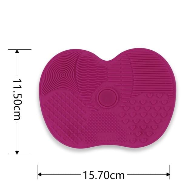 Silicone Makeup Brush Cleaner Pad Foundation Makeup Brush Scrubber Board Pad Make Up Washing Brush Gel Cleaning Mat Hand Tool - WERBE-WELT.SHOP