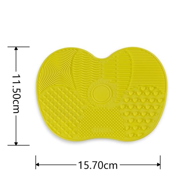 Silicone Makeup Brush Cleaner Pad Foundation Makeup Brush Scrubber Board Pad Make Up Washing Brush Gel Cleaning Mat Hand Tool - WERBE-WELT.SHOP