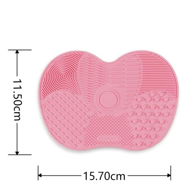 Silicone Makeup Brush Cleaner Pad Foundation Makeup Brush Scrubber Board Pad Make Up Washing Brush Gel Cleaning Mat Hand Tool - WERBE-WELT.SHOP