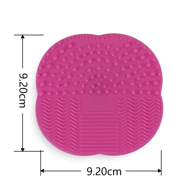 Silicone Makeup Brush Cleaner Pad Foundation Makeup Brush Scrubber Board Pad Make Up Washing Brush Gel Cleaning Mat Hand Tool - WERBE-WELT.SHOP