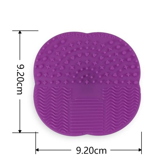 Silicone Makeup Brush Cleaner Pad Foundation Makeup Brush Scrubber Board Pad Make Up Washing Brush Gel Cleaning Mat Hand Tool - WERBE-WELT.SHOP