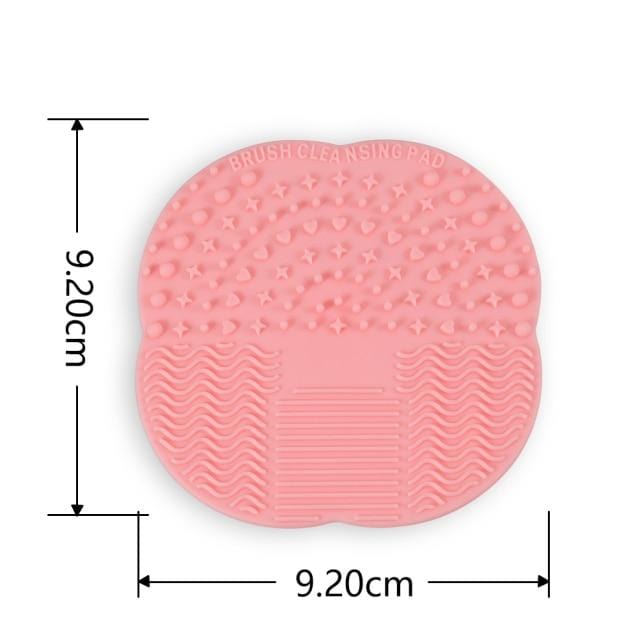 Silicone Makeup Brush Cleaner Pad Foundation Makeup Brush Scrubber Board Pad Make Up Washing Brush Gel Cleaning Mat Hand Tool - WERBE-WELT.SHOP