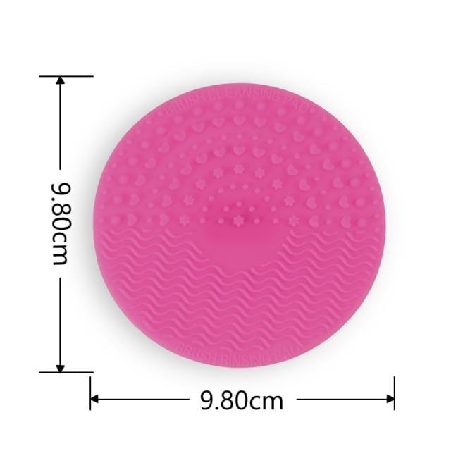 Silicone Makeup Brush Cleaner Pad Foundation Makeup Brush Scrubber Board Pad Make Up Washing Brush Gel Cleaning Mat Hand Tool - WERBE-WELT.SHOP