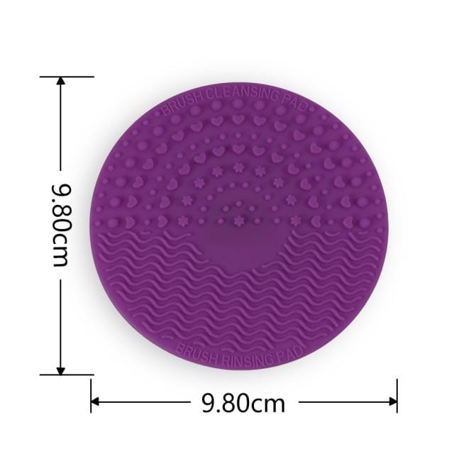 Silicone Makeup Brush Cleaner Pad Foundation Makeup Brush Scrubber Board Pad Make Up Washing Brush Gel Cleaning Mat Hand Tool - WERBE-WELT.SHOP