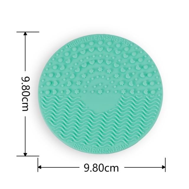 Silicone Makeup Brush Cleaner Pad Foundation Makeup Brush Scrubber Board Pad Make Up Washing Brush Gel Cleaning Mat Hand Tool - WERBE-WELT.SHOP