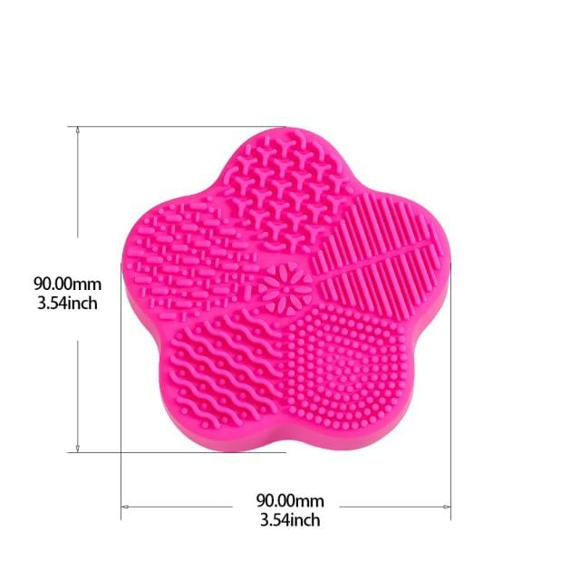 Silicone Makeup Brush Cleaner Pad Foundation Makeup Brush Scrubber Board Pad Make Up Washing Brush Gel Cleaning Mat Hand Tool - WERBE-WELT.SHOP